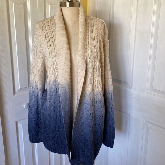 Splendid cable knit open cardigan NWT size M - Picture 8 of 10